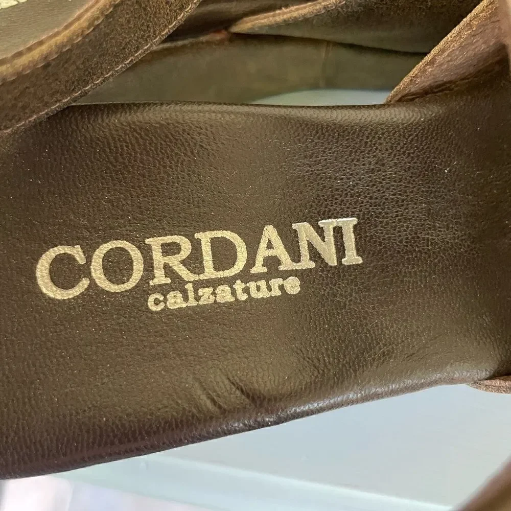 Cordani platform sandals size 38